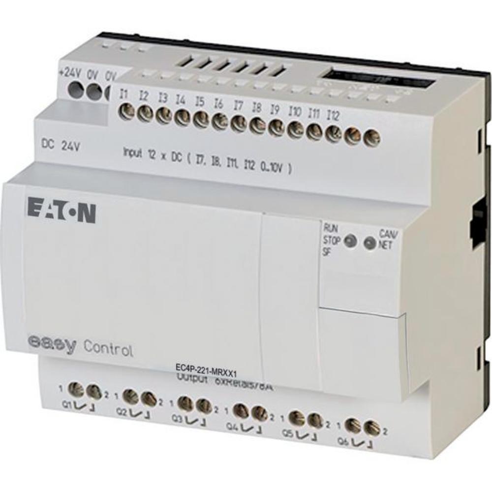 EC4P-221-MRXX1 Компактный контроллер, 24VDC, 12DI (из которых 4 AI ), 6 DO (R), CAN