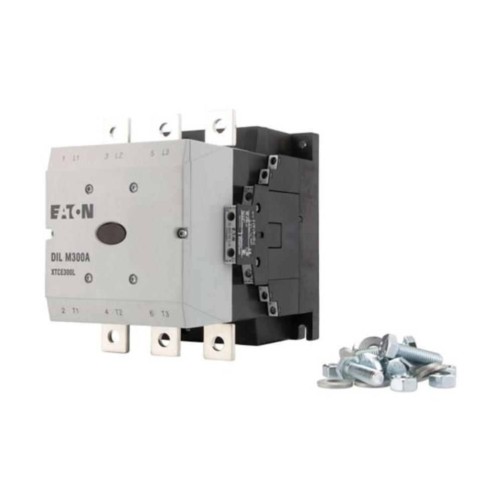 DILM300A/22(RDC48) контактор 300А, управляющее напряжение 24-48В (DC), 2НО+2НЗ доп. контакты, категория применения AC-3, АС4