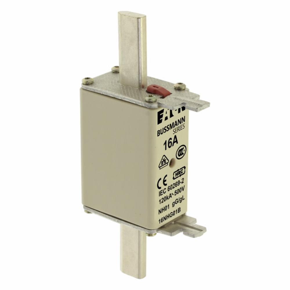16NHG01B Предохранитель NH 16A 500V GL/GG 01, двойная индикация