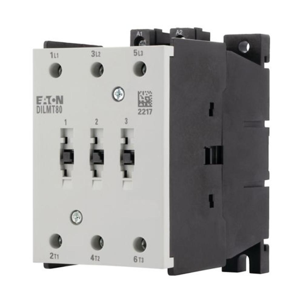 DILMT80(230V50HZ/240V60HZ) Контактор 80А, управляющее напряжение 230В 50 Гц (АС), категория применения AC-3, AC-4