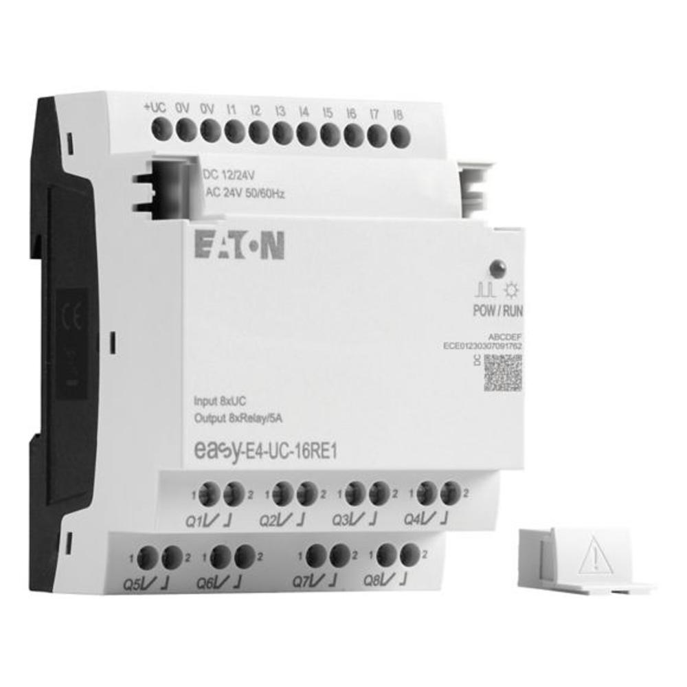 EASY-E4-UC-16RE1 Модуль ввода / вывода 12/24V DC, 24V AC, 8DI, 8DO реле 5А