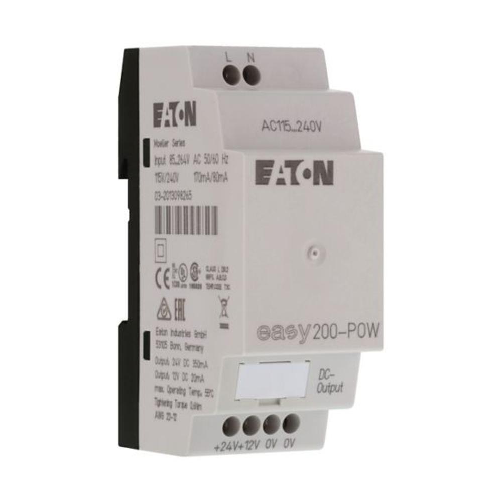 EASY200-POW Импульсный источник питания, 100-240VAC/24VDC/12VDC, 0.35A/0.02A, 1- фаза